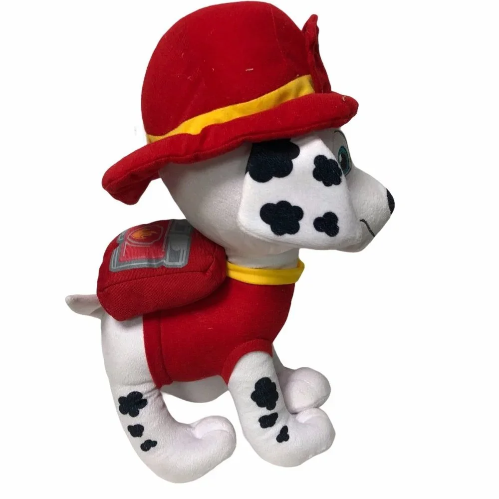 Nickelodeon Paw Patrol Stuffed Plushes Marshall Dalmatian & Chase Police Cop 15